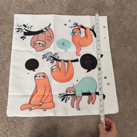 Kid's Sloth Pillow Cover - Picture 5 of 6